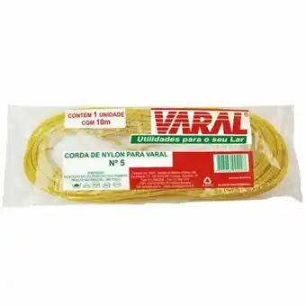 Supermercado Precito Corda de varal varal nylon n5 embalagem 10m oferta