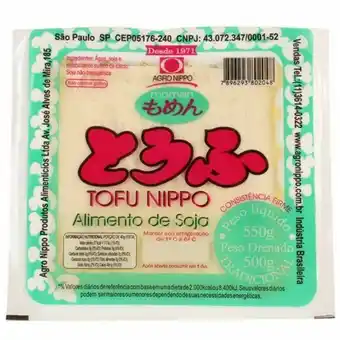 Tofu tradicional agro nippo embalagem 550g
