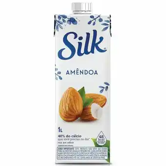 Bebida vegetal de amêndoa silk 1 litro