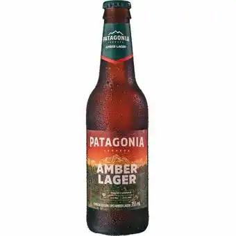Cerveja argentina amber lager patagonia long neck 355ml
