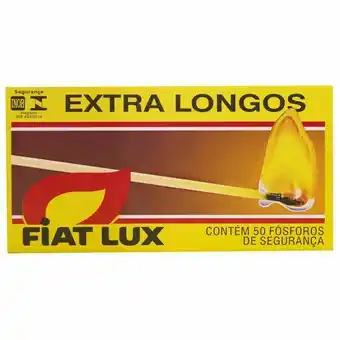Fósforo extra longo fiat lux com 50 unidades