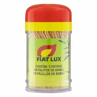 Mambo Palito de dente de bambu fiat lux 240 unidades oferta