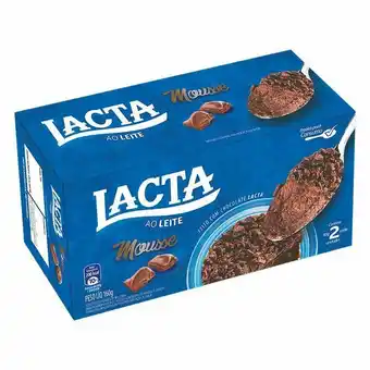 Mambo Mousse de chocolate lacta 160g oferta