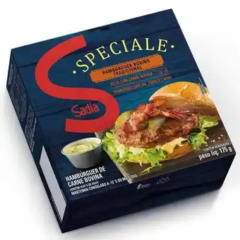 Mambo Hambúrguer bovino tradicional speciale sadia 175g oferta