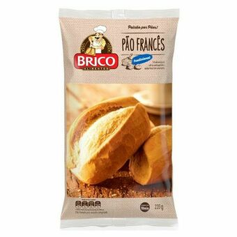 Pão francês congelado brico bread 220g