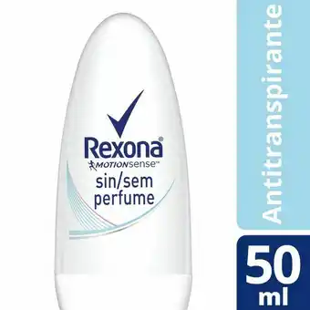Mambo Desodorante roll on feminino sem perfume rexona 50ml oferta