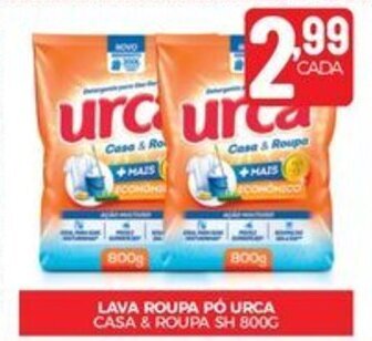 Fort Atacadista LAVA ROUPA PÓ URCA CASA & ROUPA SH 800G oferta