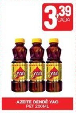 Fort Atacadista AZEITE DENDE YAO PET 200ML oferta