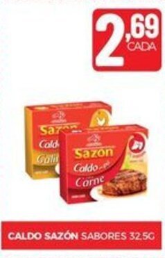 Fort Atacadista CALDO SAZÓN SABORES 32.5G oferta