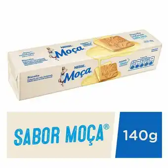 Mambo Biscoito recheado moça nestlé 140g oferta