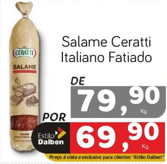 Supermercado Dalben Salame Ceratti Italiano Fatiado oferta