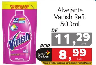 Supermercado Dalben Alvejante Vanish Refil 500ml oferta