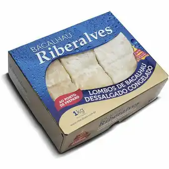 Mambo Lombo bacalhau dessalgado congelado riberalves 1kg oferta