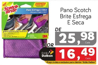Supermercado Dalben Pano Scotch Brite Esfrega E Seca oferta