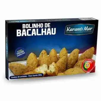 Mambo Bolinho de bacalhau congelado karam's 360g oferta
