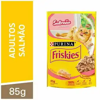 Ração de salmão ao molho friskies 85g