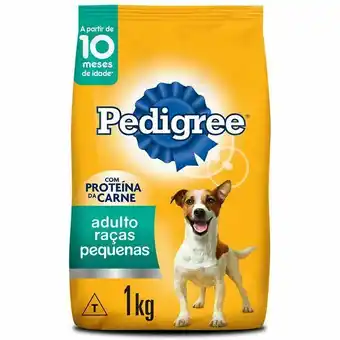 Ração para cães adultos raças pequenas pedigree 1kg