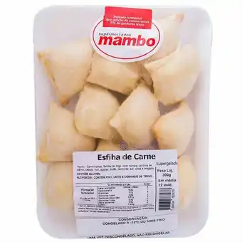Mambo Esfiha fechada de carne mambo 300g oferta