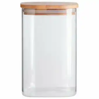 Mambo Pote para mantimentos com tampa de bambu oikos 1100ml oferta