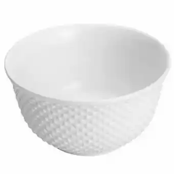 Bowl de porcelana new bone pearl branca lyor 7x12,5cm