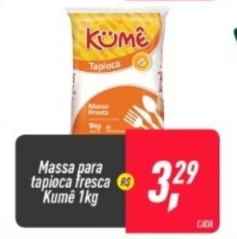 Frangolândia Massa para tapioca fresca Kume 1kg oferta