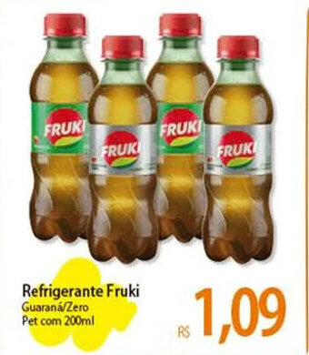 Atacadão Refrigerante Fruki Guaraná/Zero Pet com 200ml oferta