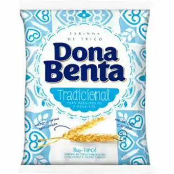 Public Supermercados Farinha de trigo sem fermento dona benta 1 kg oferta