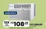 DB Supermercados Cond ar gree janela 10500btus gjc10bl oferta