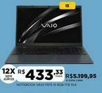 DB Supermercados Notebook vaio fe15 i5 8gb 1tb 15.6 à vista ca oferta