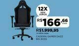 DB Supermercados Cadeira gamer dazz big boss oferta