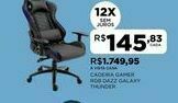 DB Supermercados Cadeira gamer rgb dazz galaxy thunder oferta