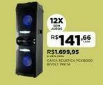 DB Supermercados Caixa acustica pcx16000 bivolt preta oferta
