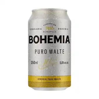 Unicompra Cerveja bohemia puro malte lata 350ml oferta