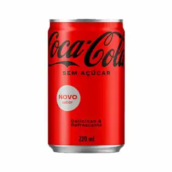 Unicompra Refrigerante coca cola zero açúcar 220ml oferta