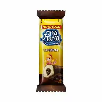 Bolinho ana maria coberta chocolate 45g