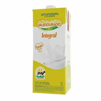 Leite valedourado uht com tampa integral 1l