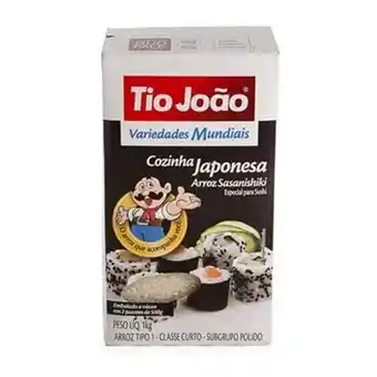 Unicompra Arroz sasanishiki tio joao 1kg oferta