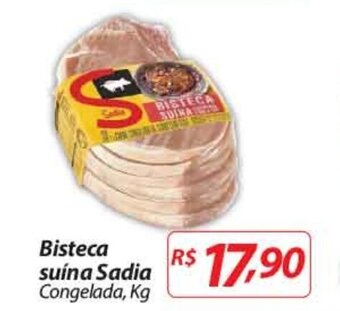 Nacional Bisteca Suina Sadia 1kg oferta