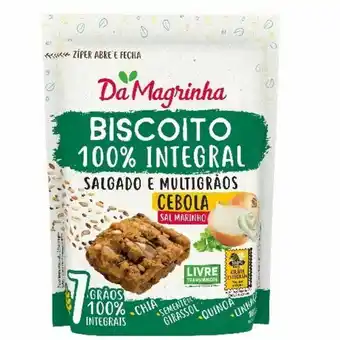 Unicompra Biscoito salgado multigrãos 100% integral cebola e salsa da magrinha 100g oferta
