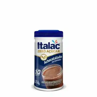 Unicompra Achocolatado em pó italac pt 210g zero acuc oferta