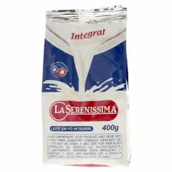 Leite em pó integral la serenissima pacote 400gr