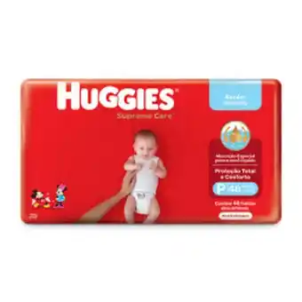 Unicompra Fralda huggies supreme meg peq.com 48un oferta