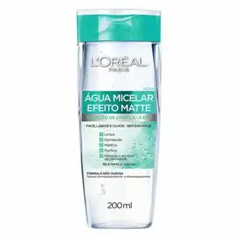 Agua micelar loreal efeito matte 200ml