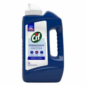 Detergente em po cif para maquina lava louça 1kg