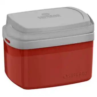 Caixa térmica soprano tropical vermelha 5l