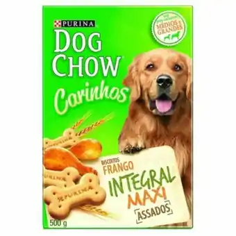 Unicompra Biscoito para cães dog chow 500g integral max oferta