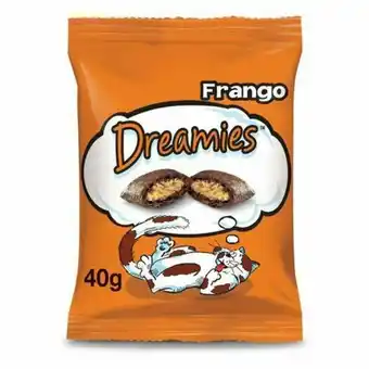 Unicompra Biscoito p / gatos dreamies 40g frango oferta