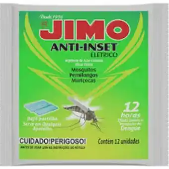 Inseticida jimo pastilha refil 12un