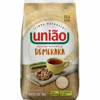 Imec Supermercados Açúcar demerara união naturale pacote 1kg oferta