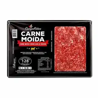 Carne moída de primeira congelada campo nobre 500g
